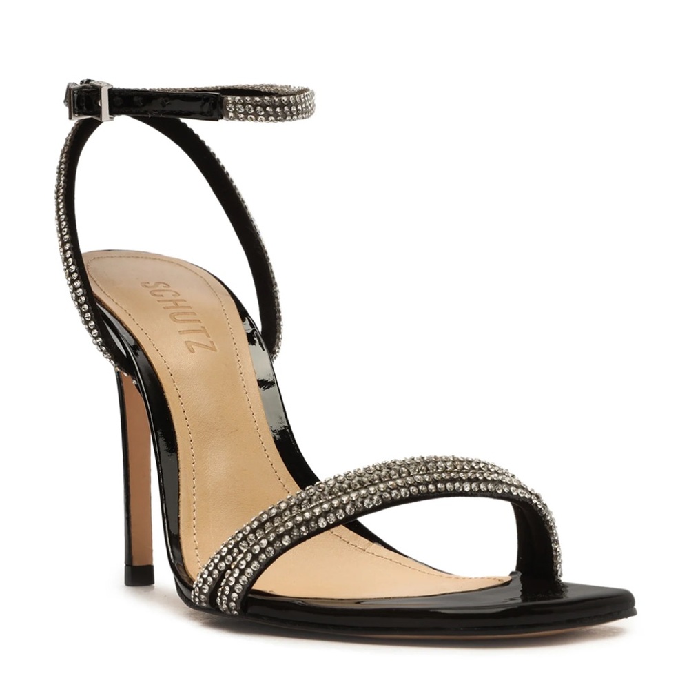 NEW SCHUTZ ALTINA GLAM PATENT SANDAL SZ 8